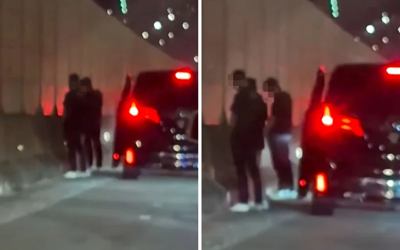 Trio nabbed for allegedly urinating at JB highway