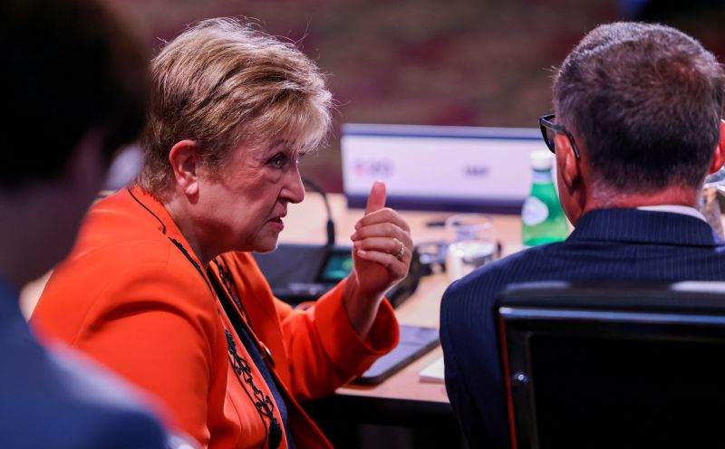 IMF chief says world economy faces multiple risks despite resilience