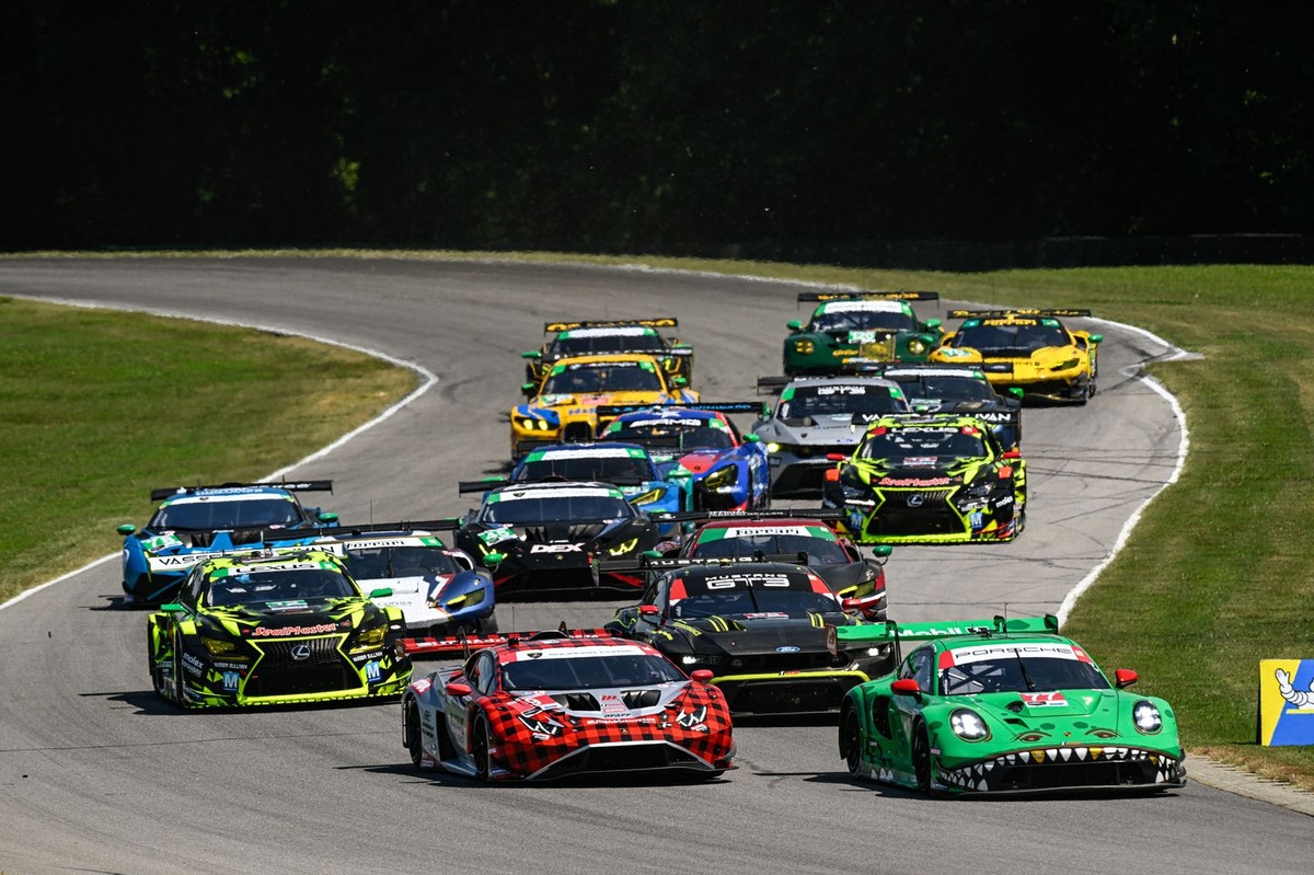 An entry list of 23 cars brace for IMSA’s lone all-GT showcase at Virginia International Raceway