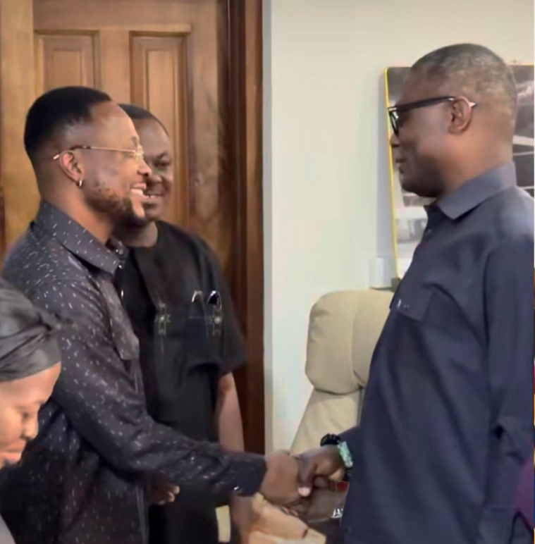 Gyan family visits Sports Minister over late father’s one week observance