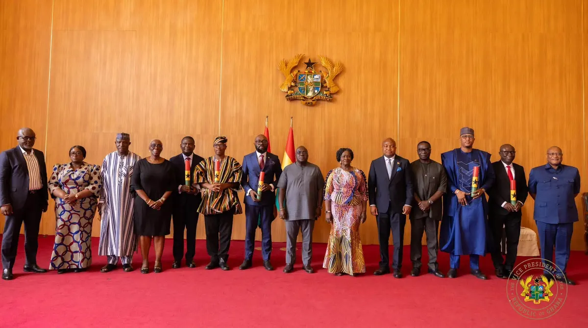 Vice President commissions five newly appointed Ambassadors and High Commissioners
