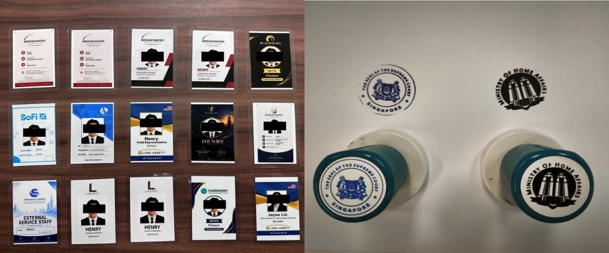 Malaysian man caught at Woodlands with fake Supreme Court and MHA passes and inking instruments, charged for forgery