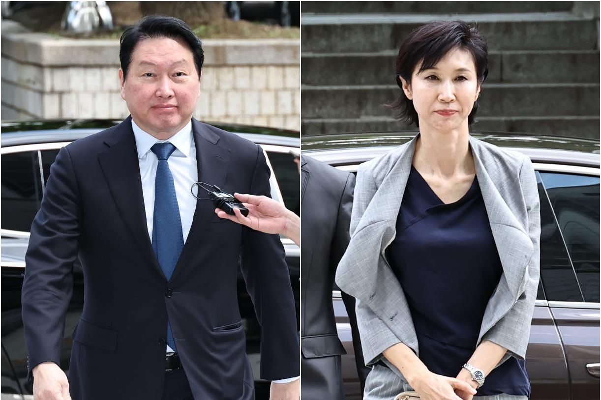 SK Group chairman again appeals divorce suit to Supreme Court