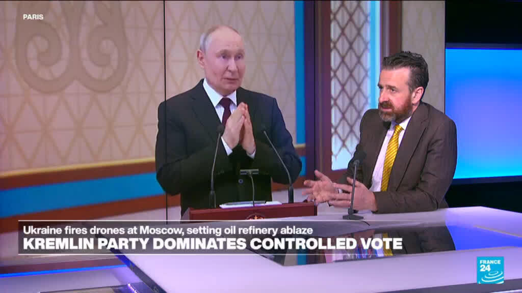 Putin party retains majority in first vote since 2022 invasion of Ukraine