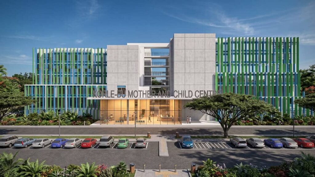Mahama begins construction of 400-bed Mother and Child Block at Korle Bu