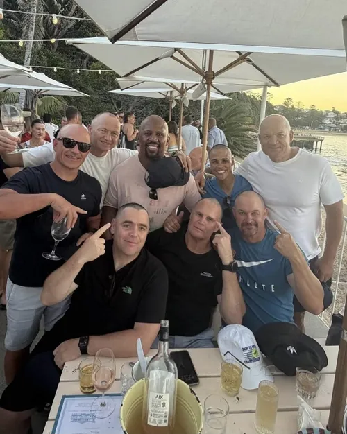 Boks, beach and braai: Rassie and his Bald Squad let their hair down in Perth