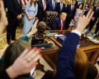 CNN, MS Now and Politico to sue over White House ban – US politics live