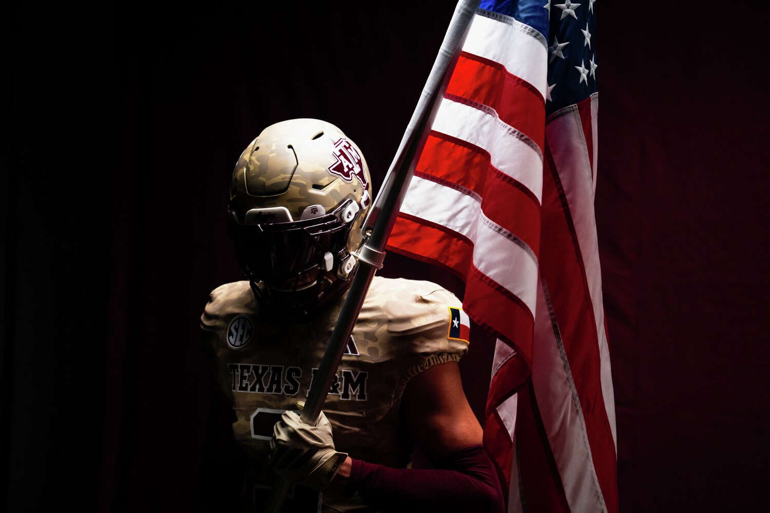 Texas A&M unveils special desert camouflage uniforms it will wear in rivalry game against Arkansas