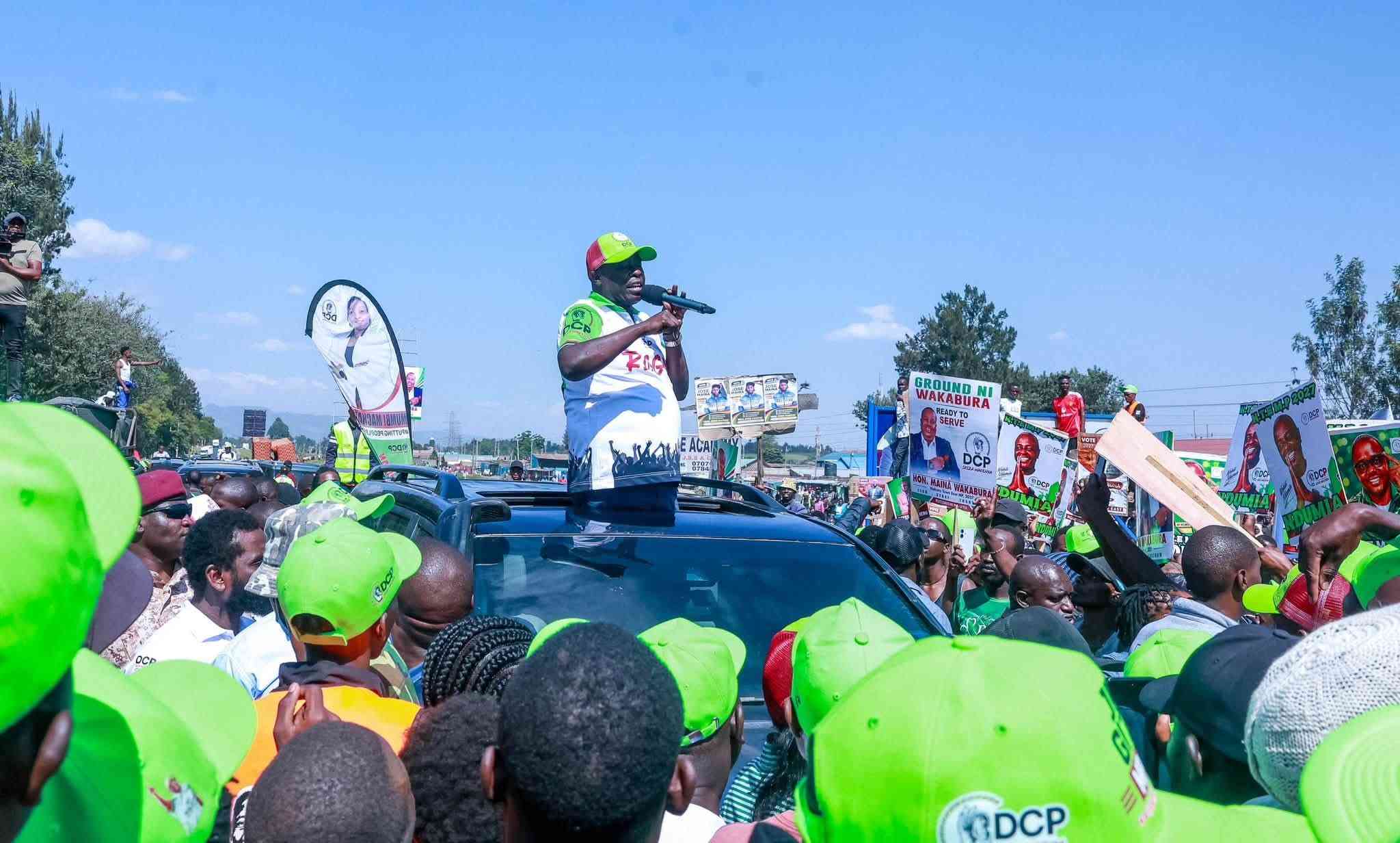 That's just wishful thinking, Gachagua mocks Ruto's 'must-win' 2027 claim