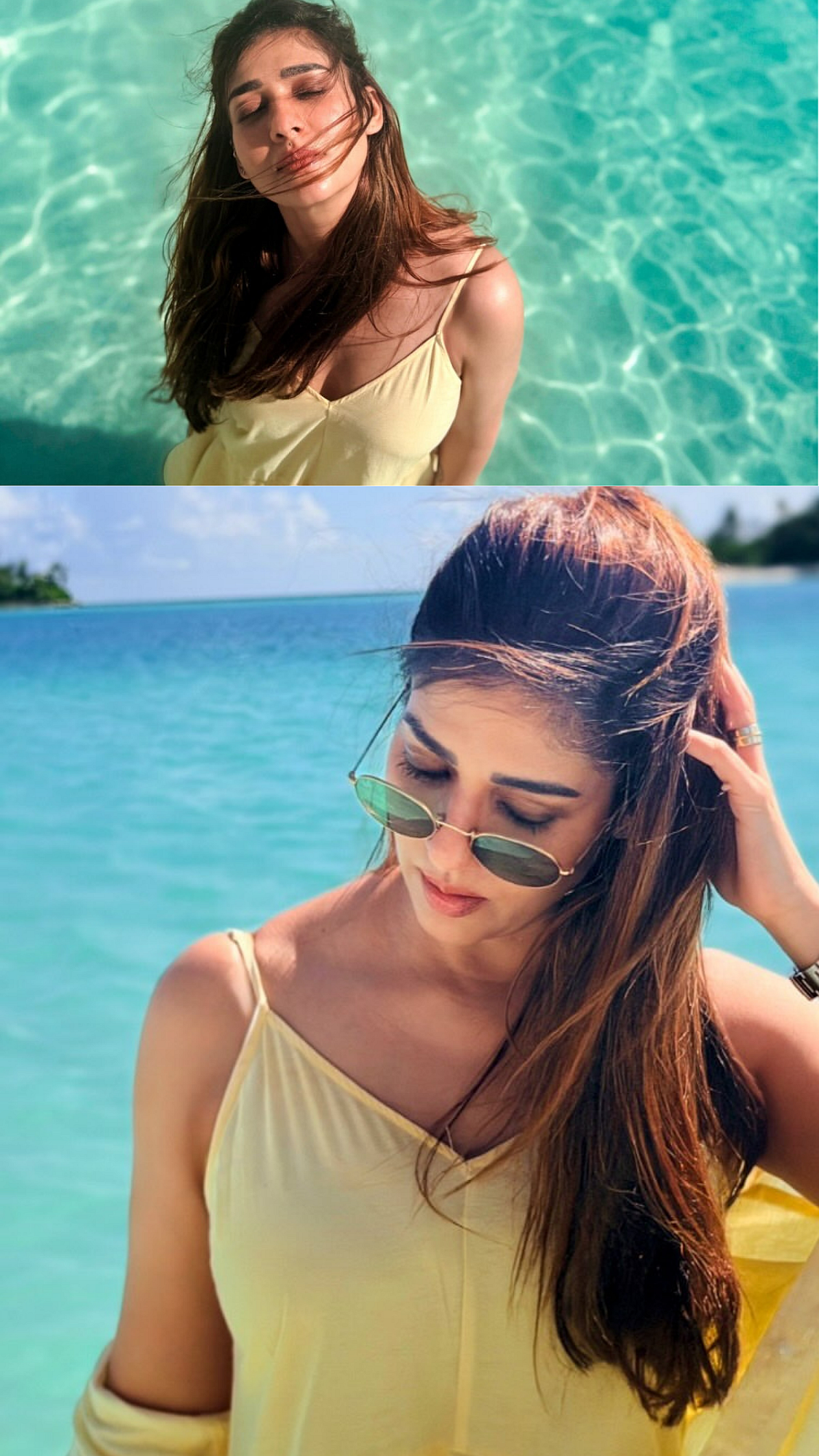 Nayanthara Delivers Tropical Elegance In A Tiered Sundress On Her Luxurious Maldives Getaway