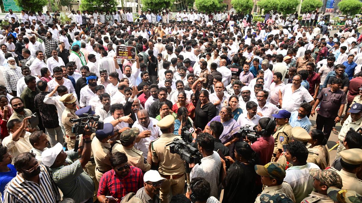 YSRCP seeks independent probe into alleged Mega DSC irregularities