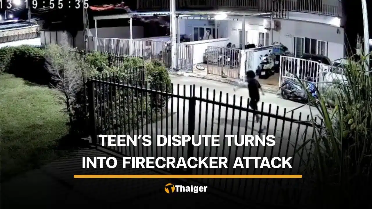 Thai-British teenager reports classmate after firecracker attack at home