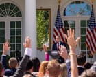 The Washington press corps needs to boycott White House events | Margaret Sullivan
