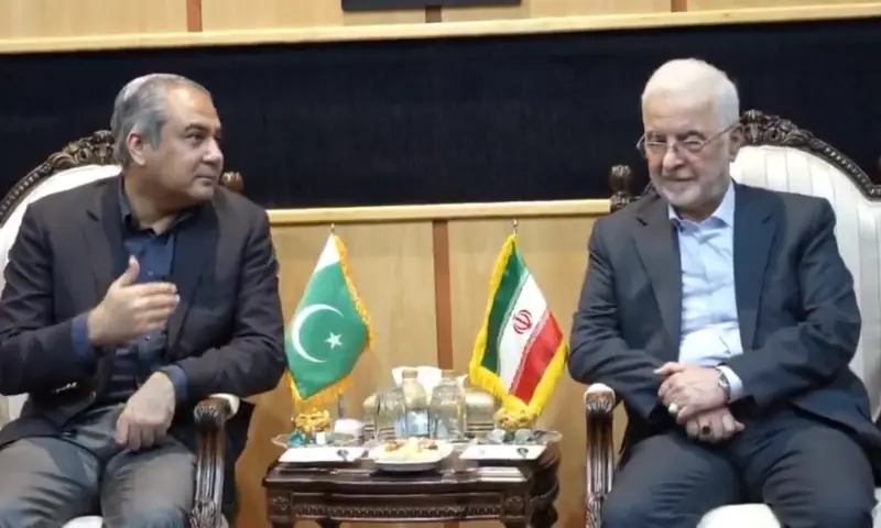 Tehran lauds Pakistan's efforts for regional peace as Naqvi meets Iranian counterpart