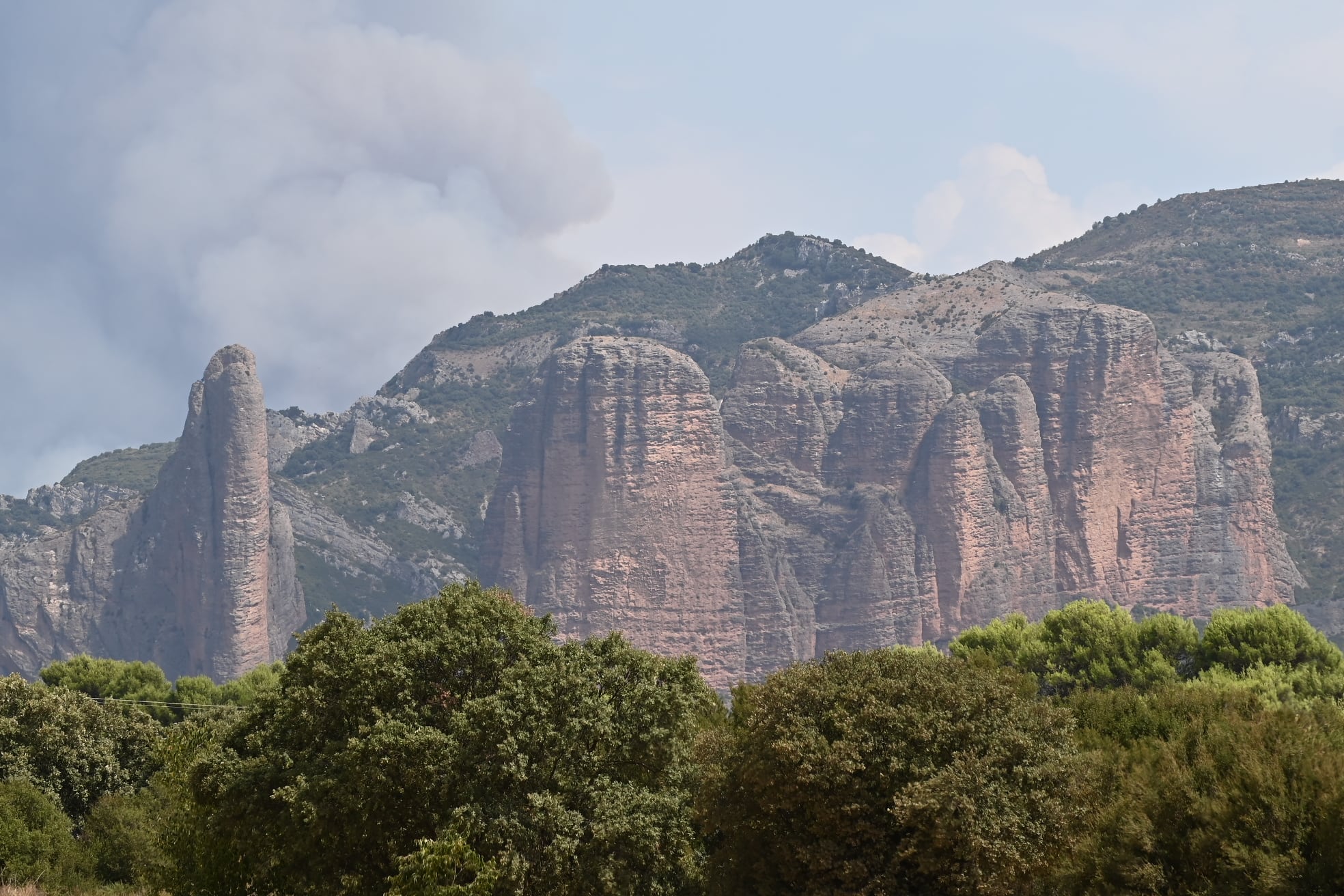 A judge sends the detainee for the fire in Las Peñas de Riglos (Huesca) to provisional prison
