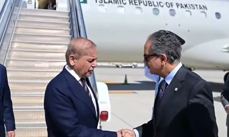 PM Shehbaz arrives in New York to present Pakistan's position on regional, global security at UNGA