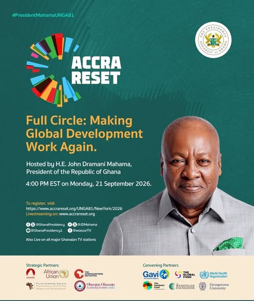 Mahama to host high-level Accra Reset meeting to assess progress, renew commitments