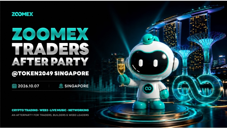 Zoomex to Host Traders After Party During TOKEN2049 Singapore, Connecting Traders and the Web3 Space