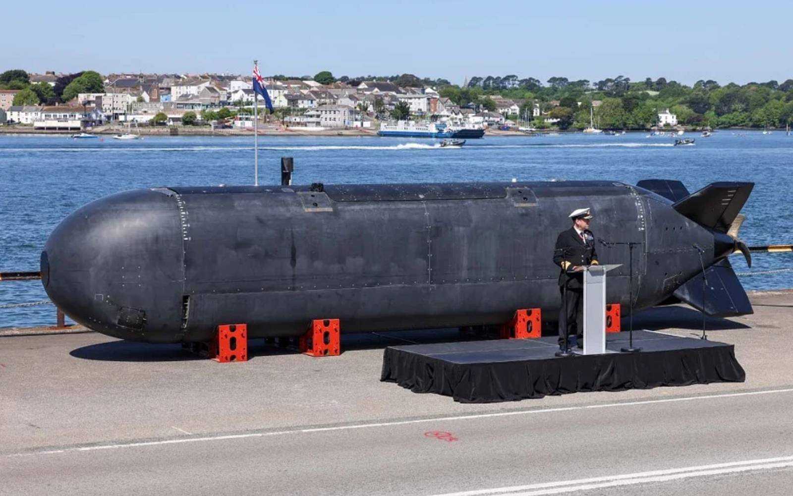 UK test fires US torpedo from undersea drone for first time