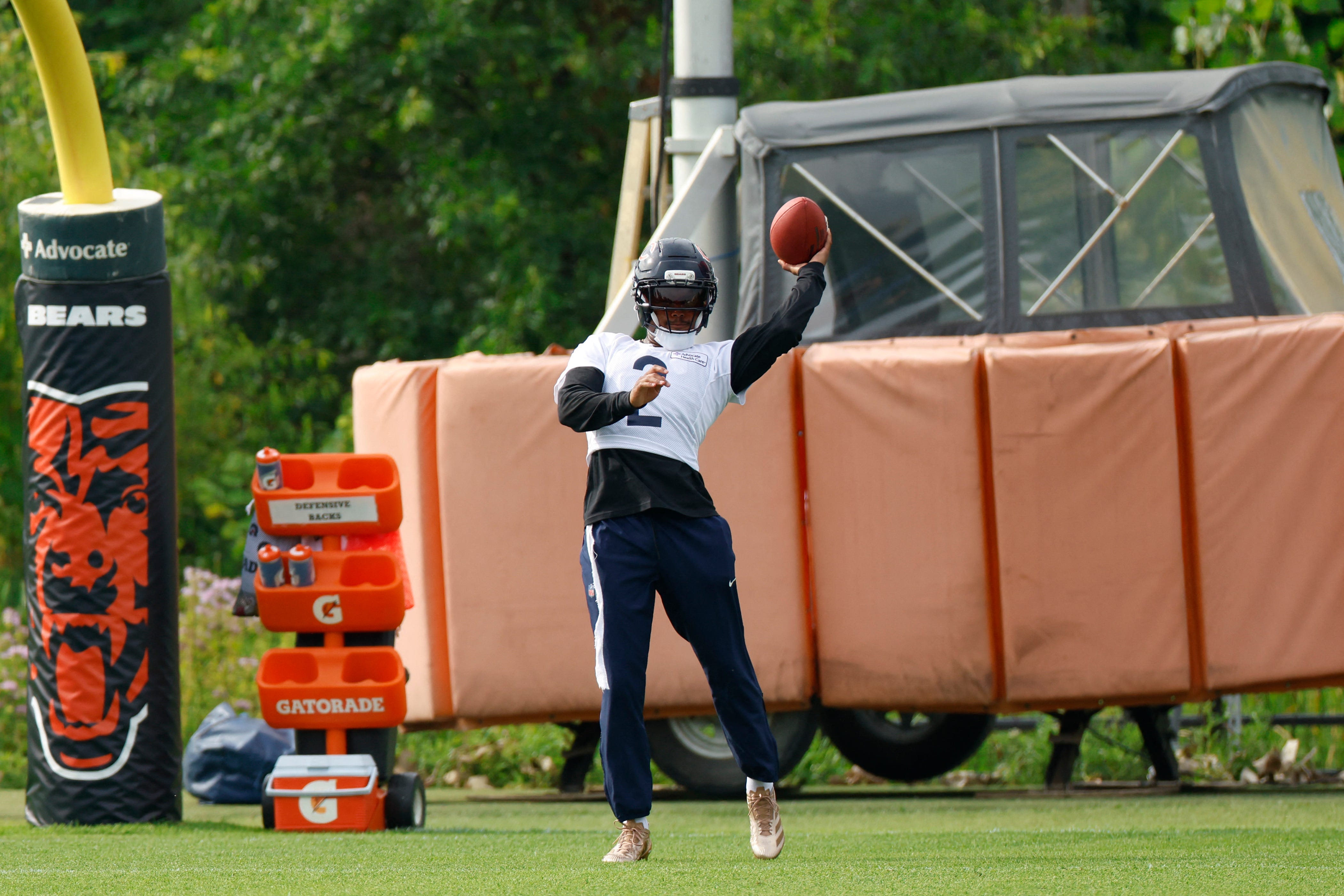 Ex-Bearcats safety Coby Bryant carted off during Bears practice