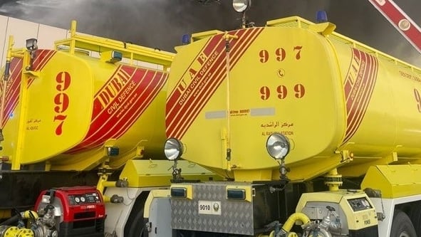 One person killed and five injured in gas cylinder blast at Dubai car showroom
