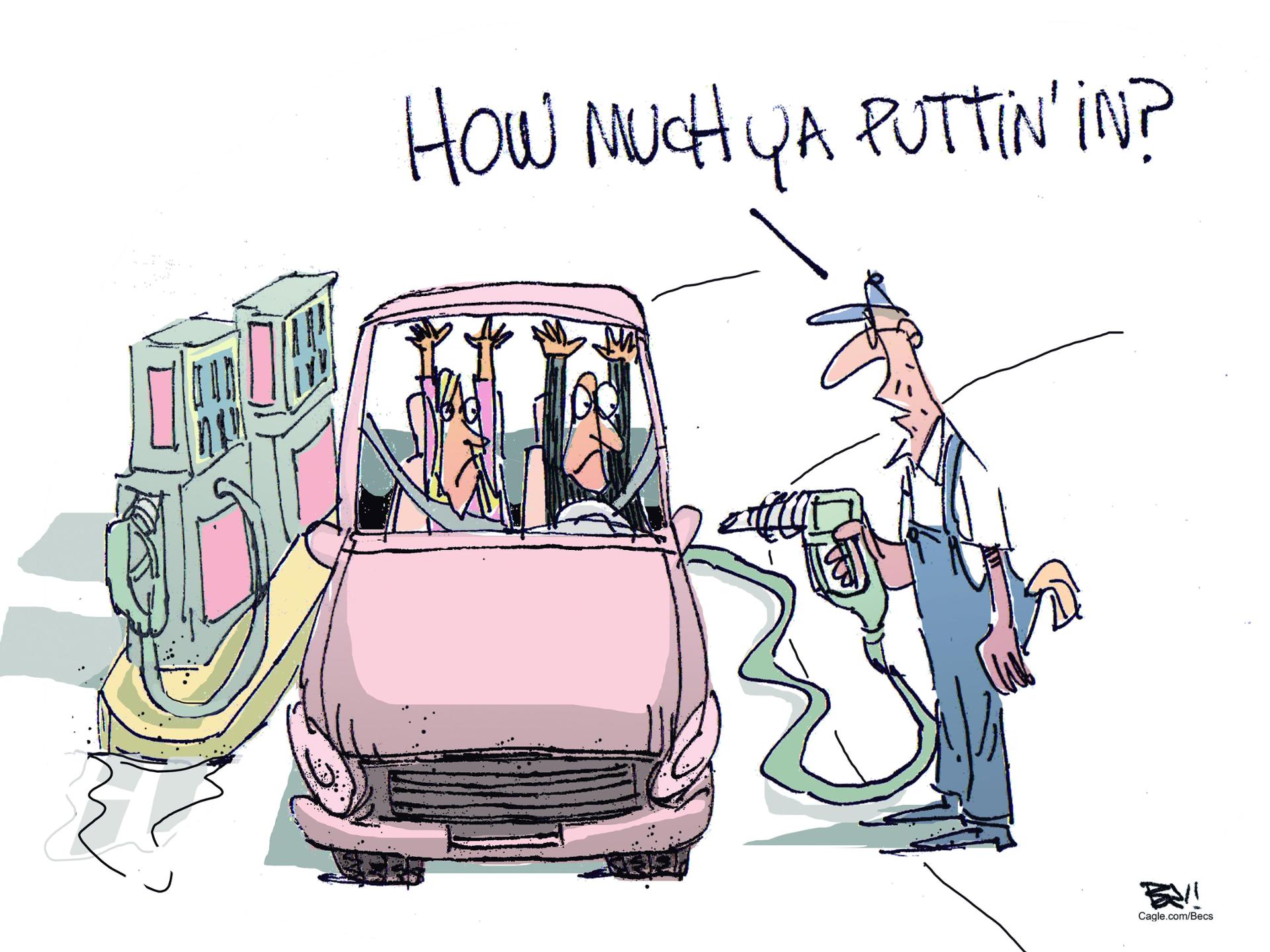 High gas prices frustrate motorists