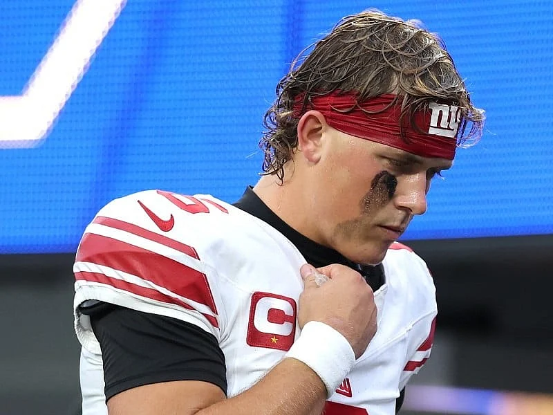 John Harbaugh shares Jaxson Dart injury update after Giants' devastating loss to Rams