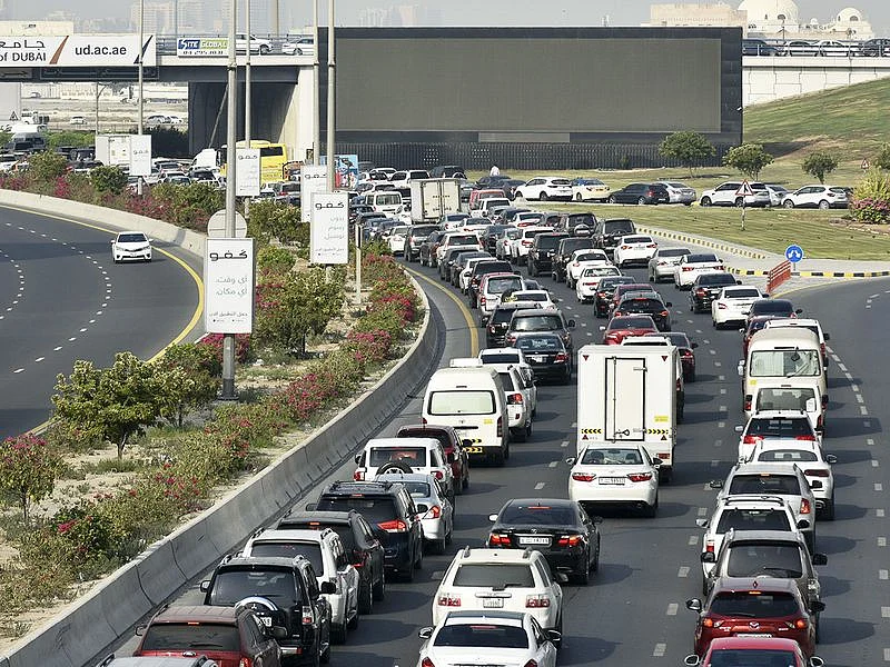 Traffic update: Dubai, Sharjah commuters face slow journeys amid congestion at Ras Al Khor and airport routes