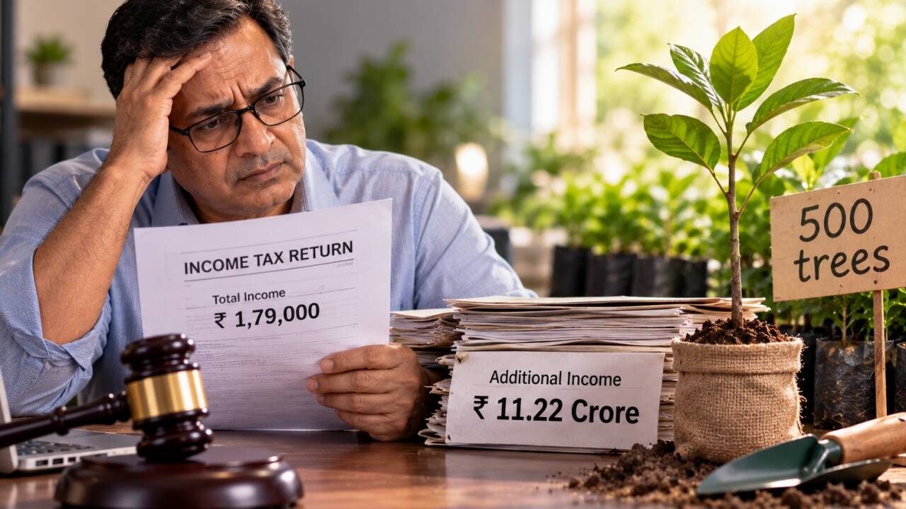 Rs 1.79L ITR, Rs 11.22cr tax addition; ITAT gives chance if he plants 500 trees