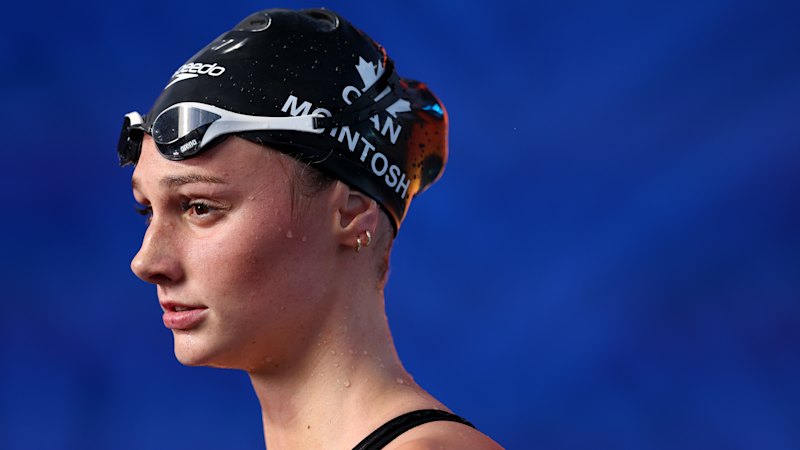 McIntosh is the world record holder in this event. She failed to make the final