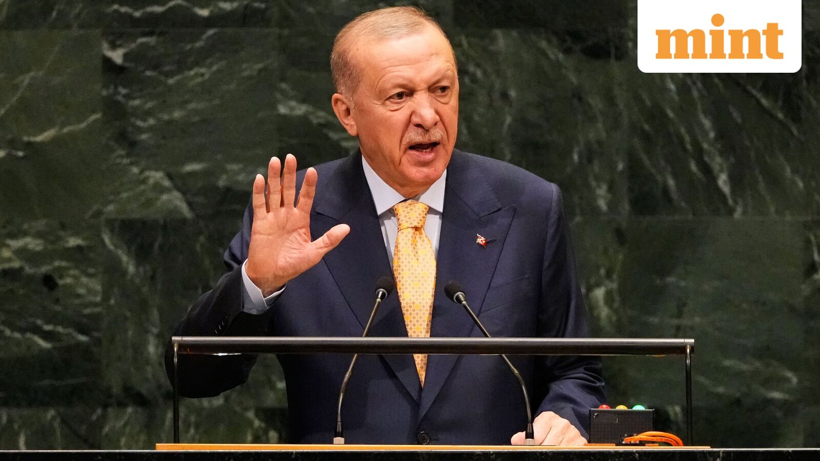 Turkish President Erdogan raises Kashmir issue at UNGA again, calls for India-Pakistan dialogue under UN framework