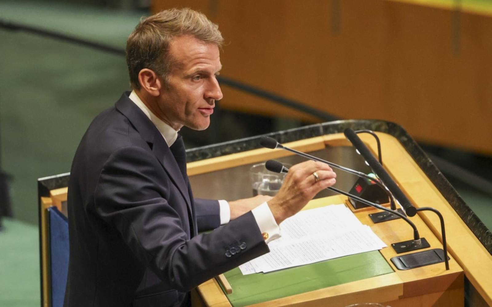 Macron urges world to choose UN over ‘law of the jungle’