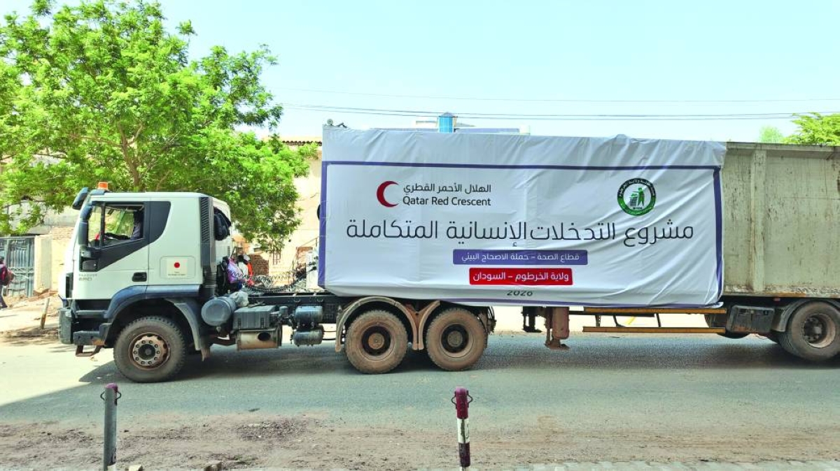 QRCS launches environmental sanitation campaigns in Sudan