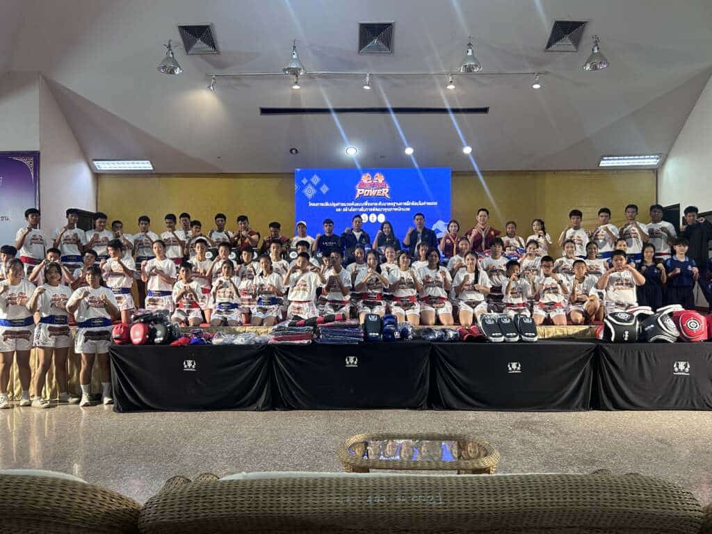 Chiang Rai Schools Join Muay Thai Camp Upgrade for Youth