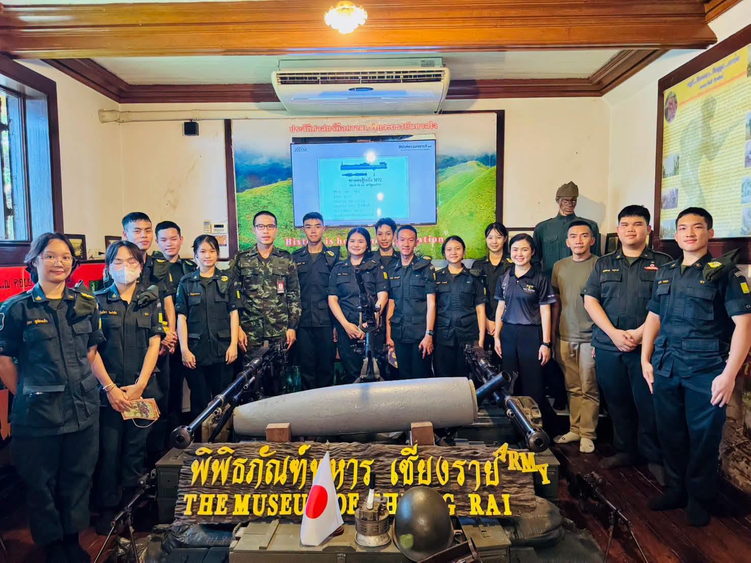 Chiang Rai ROTC Students Learn Radio Broadcasting and History in Hands-On Training