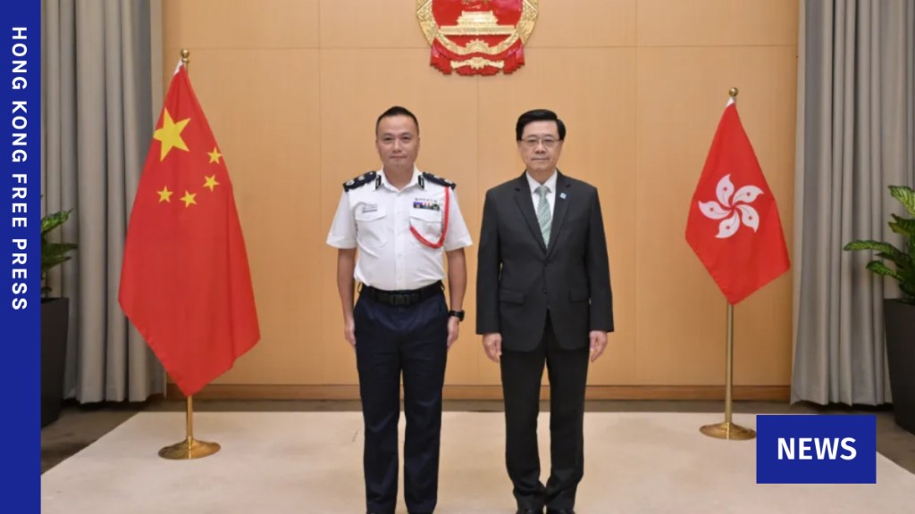 Kelvin Kong replaces Andrew Kan as director of the police Department for Safeguarding National Security