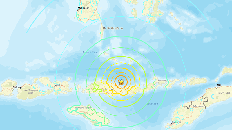 Tsunami warning for Indonesia as powerful earthquake strikes