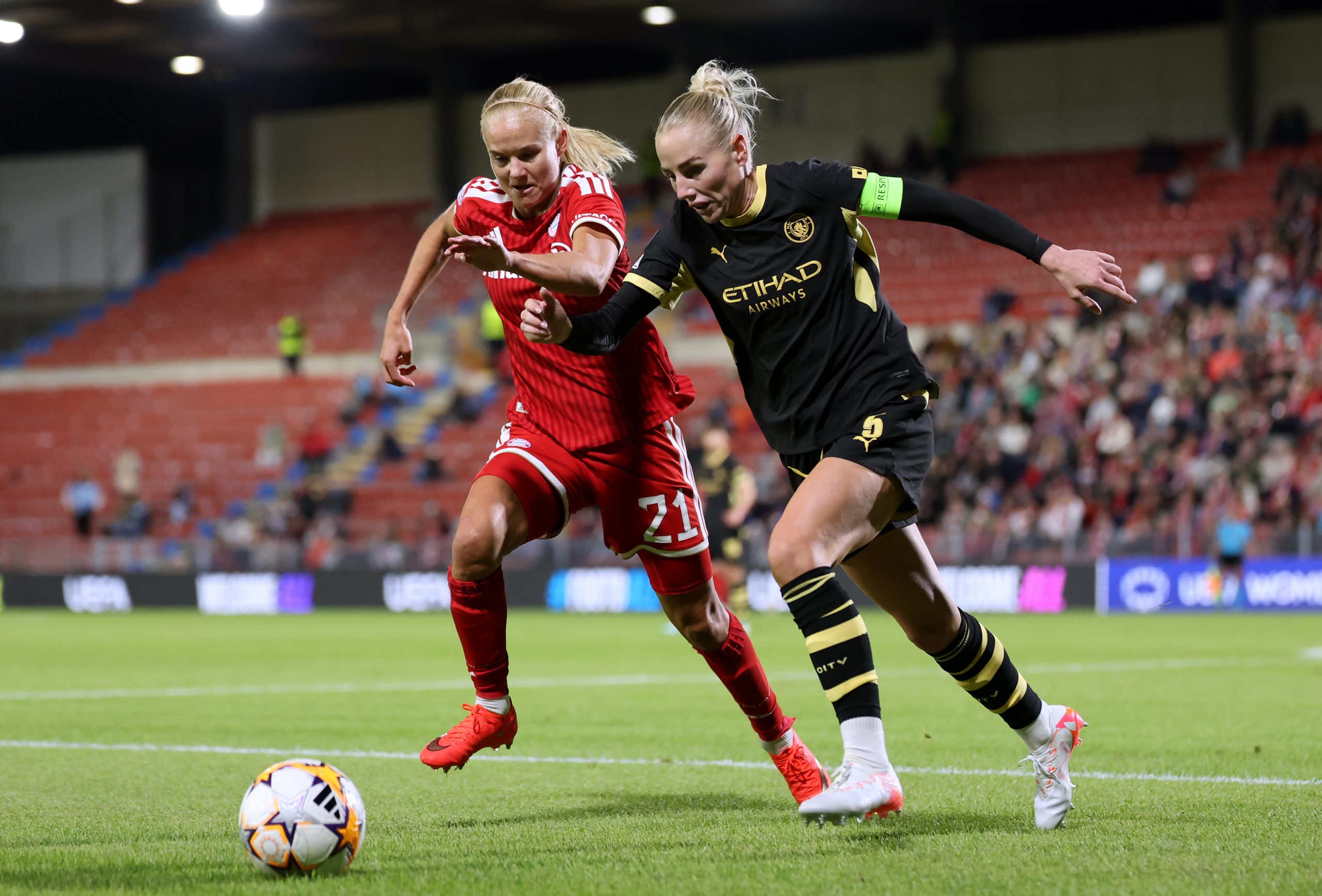 Manchester City retain unbeaten record with UWCL draw against Bayern