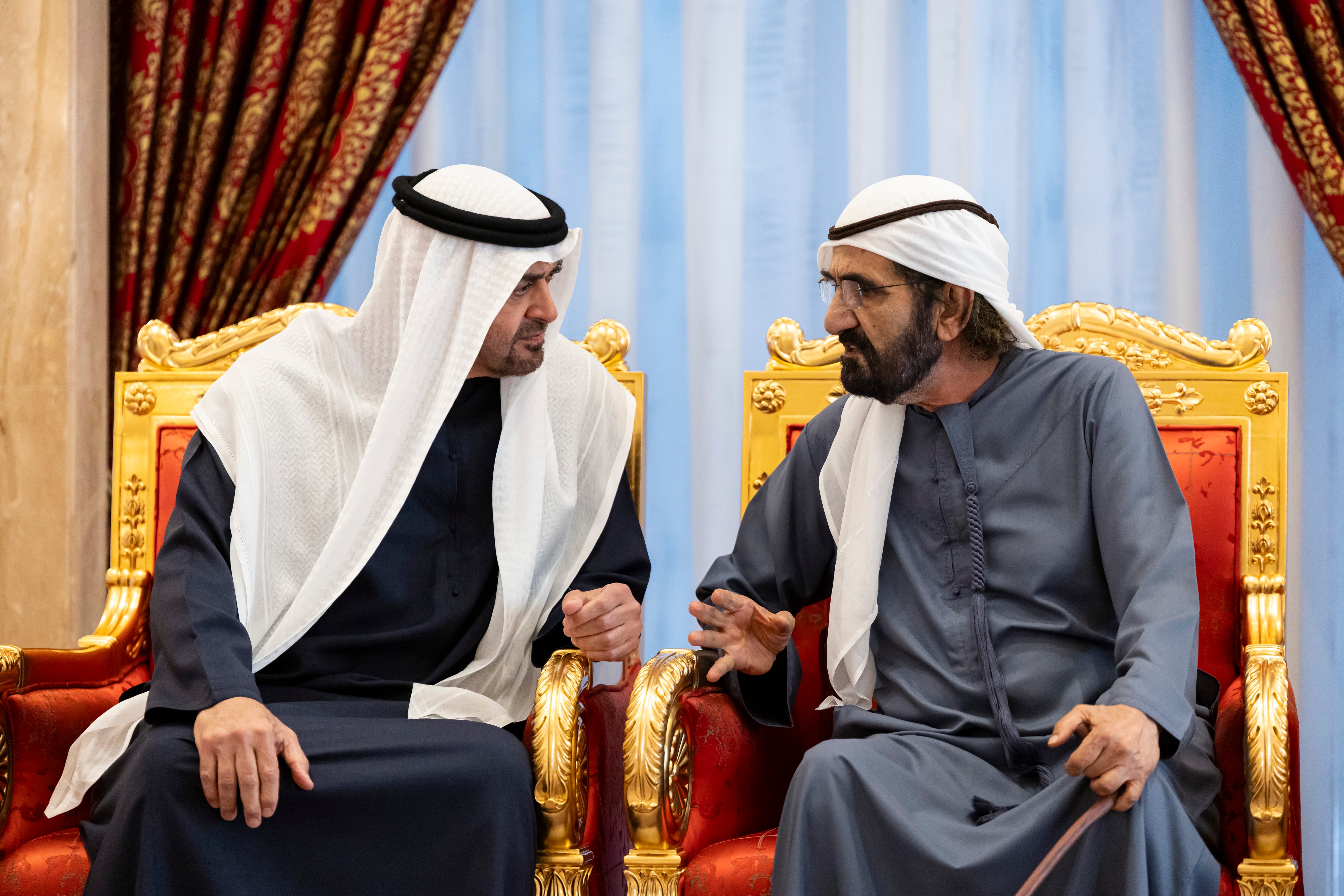 President Sheikh Mohamed leads condolences after funeral of Sheikh Ahmed