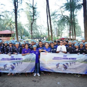 Yamaha Riders Club runs beach cleaning campaign in Cox’s Bazar
