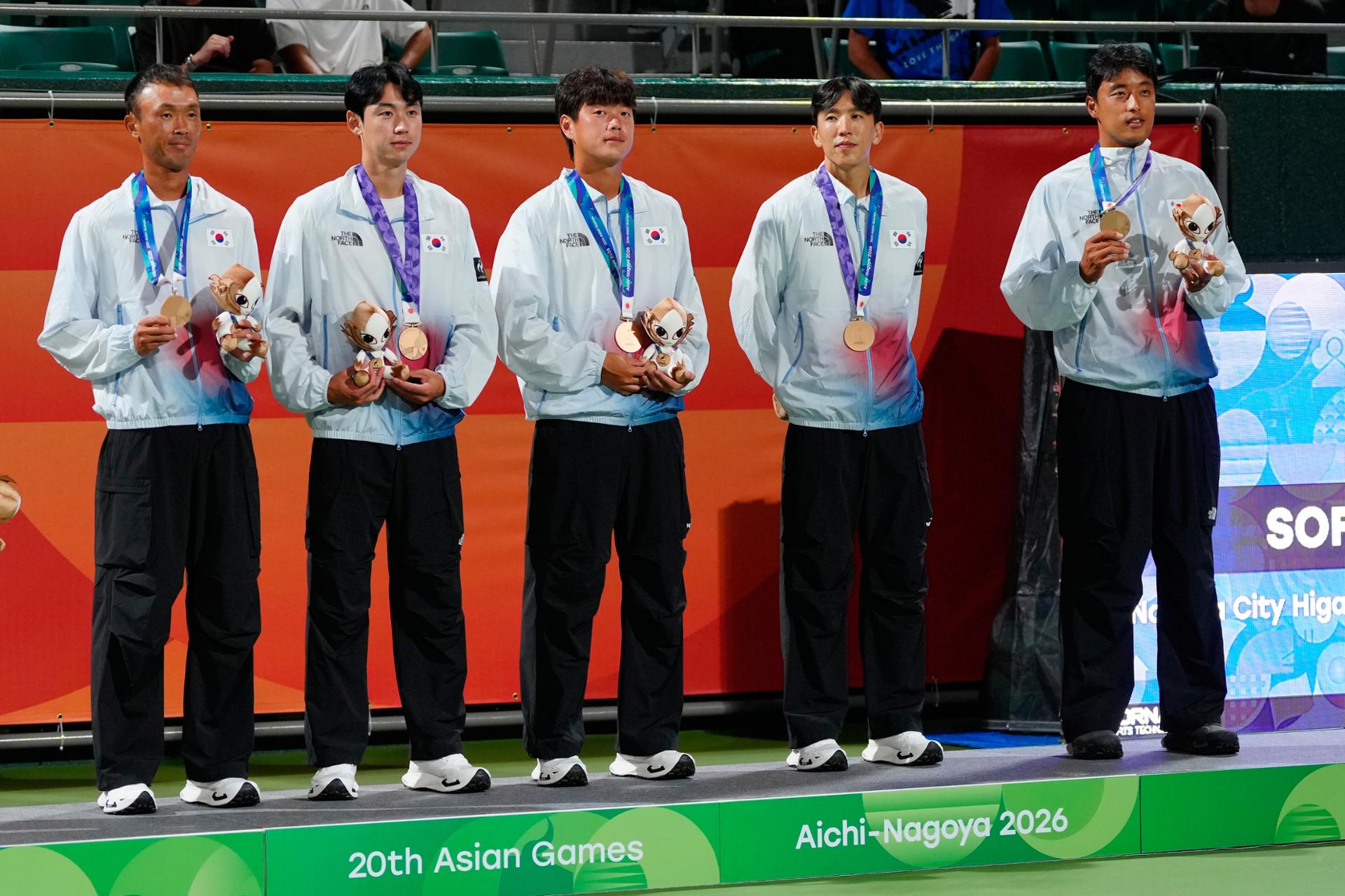 S. Korea wraps up soft tennis competition with 2 bronzes at Asian Games