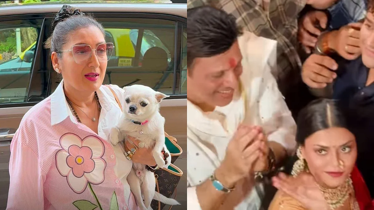 Sunita Ahuja Says 'Dhokebaaz Hote Hai Insaan' After Govinda Gets Spotted With Rumoured Girlfriend Komal Rani Swarnkar At Lalbaugcha Raja - Watch Video