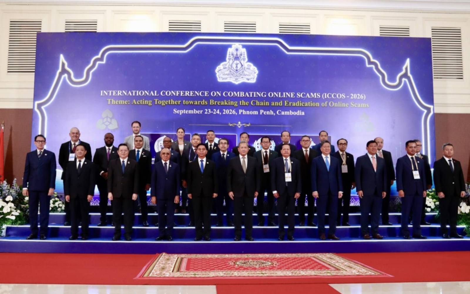 Cambodia no ‘safe haven’ for scams, prime minister tells anti-fraud summit