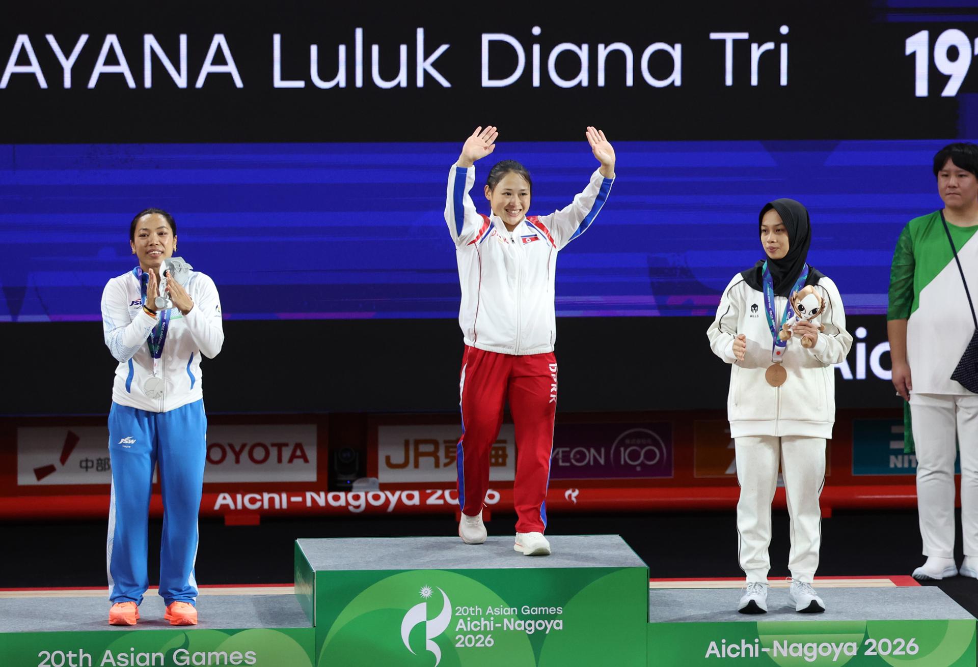 N. Korea's Ri Song-gum wins gold in weightlifting, Pyongyang's 1st gold at Asian Games