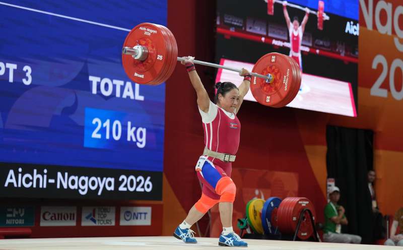 North Korean weightlifter sets three world records for Asian Games gold