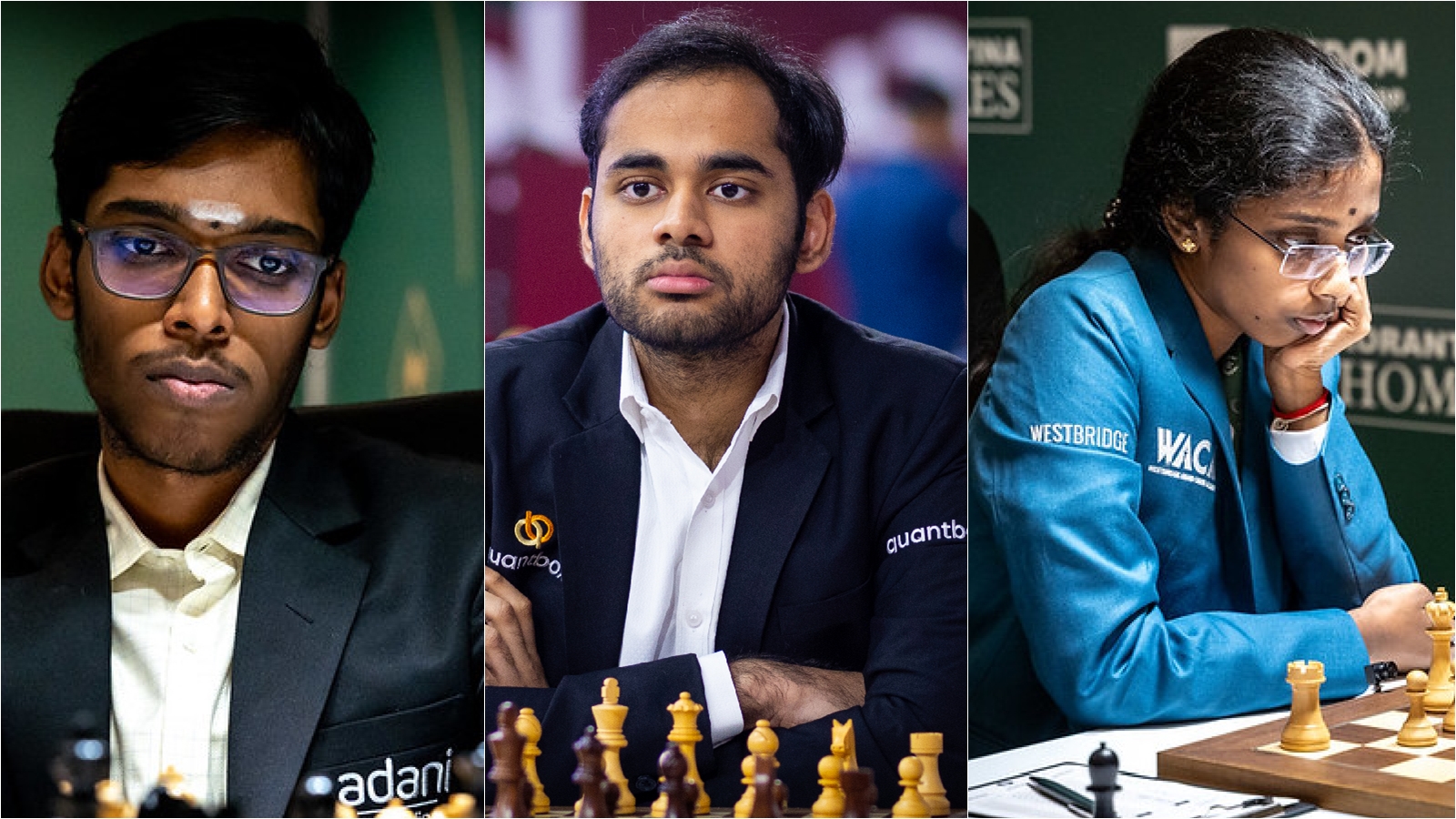 Arjun, Pragg & Vaishali to feature in Total Chess World Championship Tour pilot