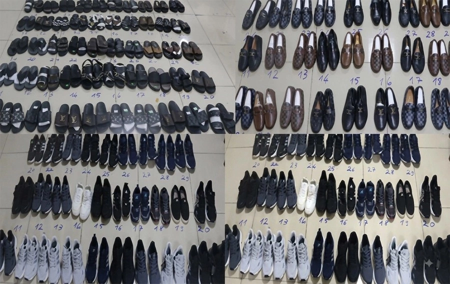 Fake Louis Vuitton, Gucci and Hermes shoes among 1,520 pairs seized from Vietnamese store