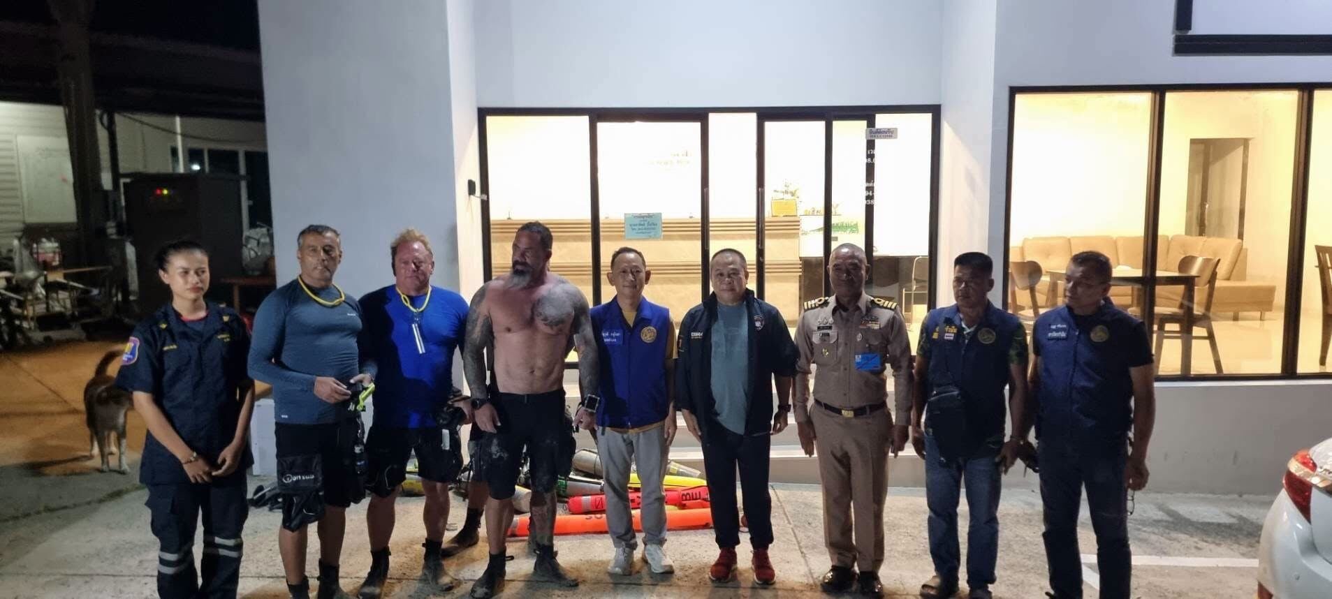 Four foreign divers found safe after failing to surface off Sattahip