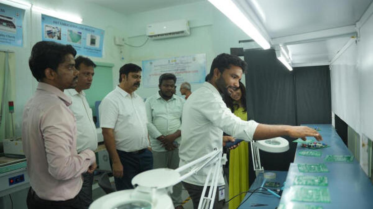 AOI machine commissioned at Atal Incubation Centre-PEC Foundation in Puducherry Technological University