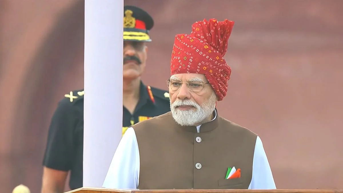 From Bandhej To Leheriya: PM Modi’s Independence Day Turbans Reflect A Decade Of Tradition